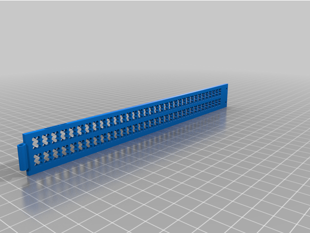 regleta escritura braille impresionado 3D print model - Mito3D