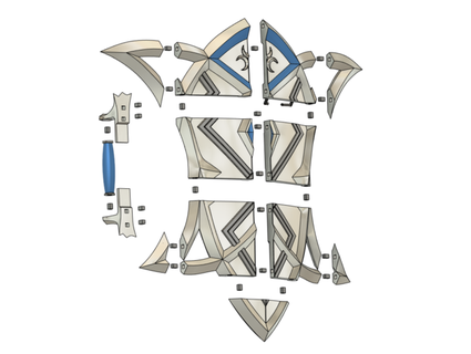 zora plata proteger leyenda zelda respiración salvaje ethanosu 3d print model - Mito3D