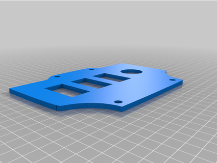 honda talon face plate hockspit 3d print model - Mito3D