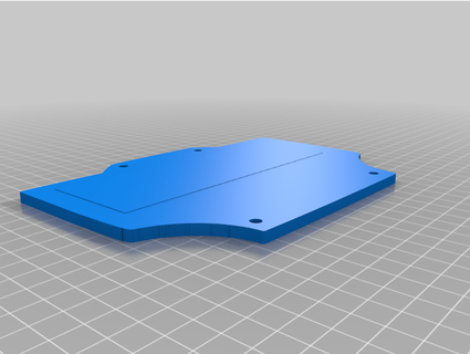 honda talon face plate blank hockspit 3d print model - Mito3D