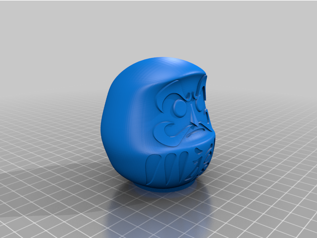 Daruma kazzran 3D print model - Mito3D