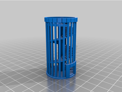 turm mit escada espiral tinkercad Dirksbastelbude 3d print model - Mito3D