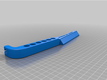 sliding legolini v2 longer arms - splitted holgib 3d print model - Mito3D