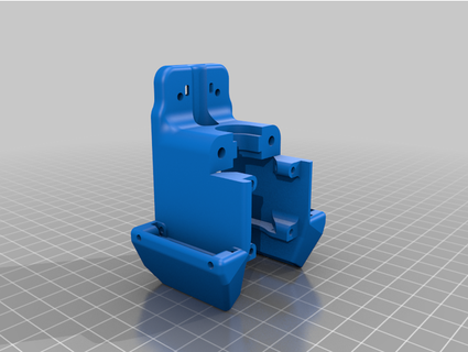 e3d v6 Bowden melhoria arvores azul jacoconradie 3d print model - Mito3D