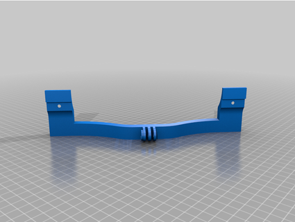 cr-6 se bed handle w gopro mount deadlykitten 3d print model - Mito3D