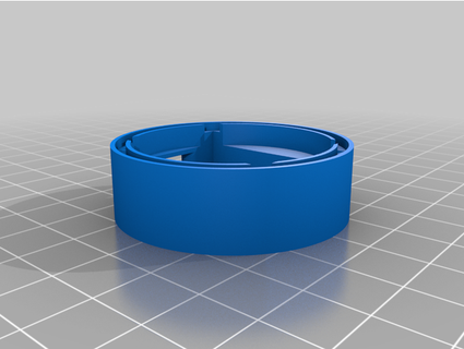 12-led ring light casing vanilla chief 3d print model - Mito3D