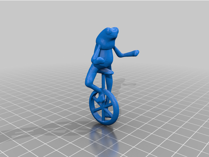 fred frog he's also dat boi annobethal 3d print model - Mito3D