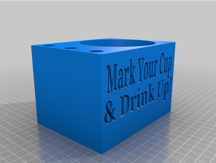red solo cup holder samkroll 3d print model - Mito3D