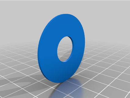 les paul sg selector ring - blank oreng 3d print model - Mito3D