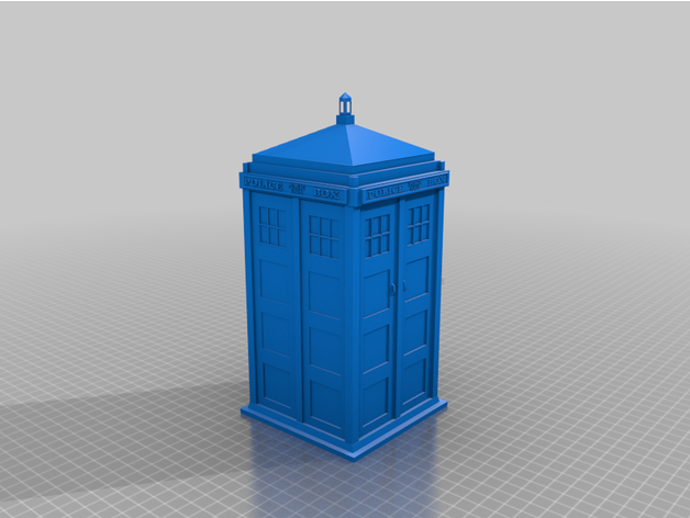 tardis money box wakeak1974 3D print model - Mito3D