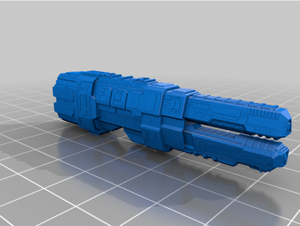 unsc artemisa aureola flota batallas bac0nbitz 3d print model - Mito3D