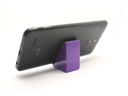 super simple phone stand watching videos rebeltaz 3d print model - Mito3D