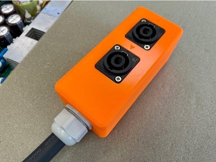 speaker connectors case marigu 3d print model - Mito3D