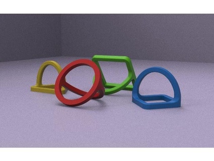 geometric rings tonilara 3d print model - Mito3D
