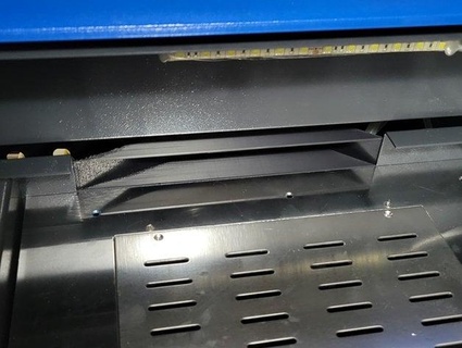 omtech k40 laser coupeur court affleurer échappement évent vampyrex13 3d print model - Mito3D