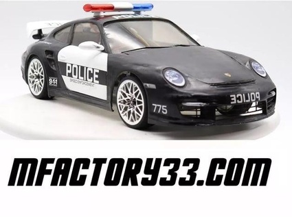 Porsche 911 gt2 rc araba vücut mfactory33 3d print model - Mito3D