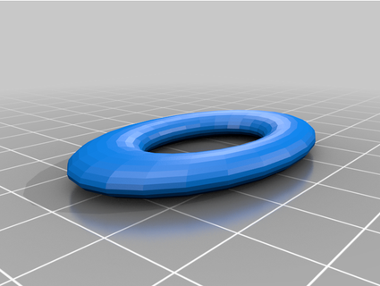 Oval inoffizielle Kuriosität 3d print model - Mito3D