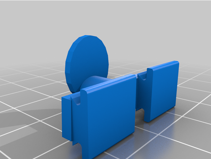 v slot taglio attrezzo titolare supporto jenothecreator 3d print model - Mito3D