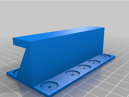 vinil kayıt Kulp destek pul 3d print model - Mito3D