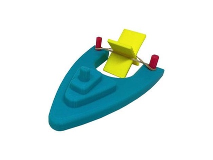 Zyltech nostaljik kürek çekmek tekerlek oyuncak tekne 3d print model - Mito3D