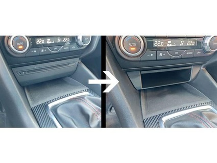 Mazda 3 porta luvas en leitor cd luva caixa jogador mazaias 3d print model - Mito3D