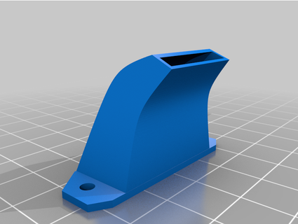 flsun sr - fan duct ultra narrow diabolikal 3d print model - Mito3D