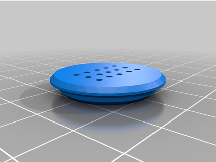 shaker lid small holes alvarockkk 3d print model - Mito3D