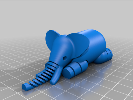 lfs elephant maxx3d 3d print model - Mito3D