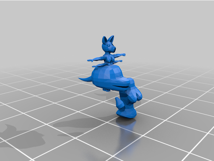 Viper Känguru voidedsteel 3d print model - Mito3D