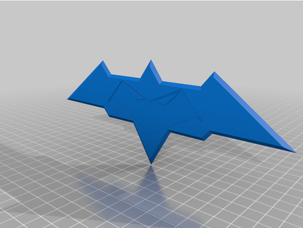 rojo capucha batarang invierno 3d print model - Mito3D