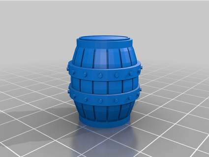 barril edupopov 3d print model - Mito3D