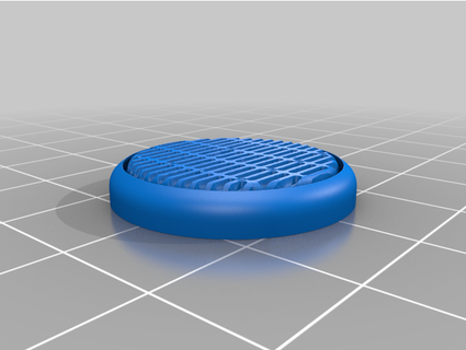 bases pára miniaturas rpg edupopov 3d print model - Mito3D