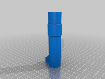 nerf strongarm extended barrel mecvdmc 3d print model - Mito3D
