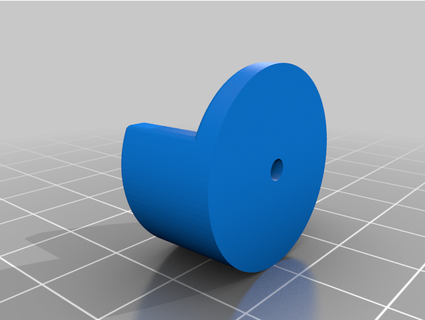 16mm dowel holder ratchet hamster 3d print model - Mito3D