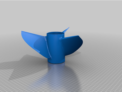cuchilla carnicero hélice opuesto benconstruye 3d print model - Mito3D