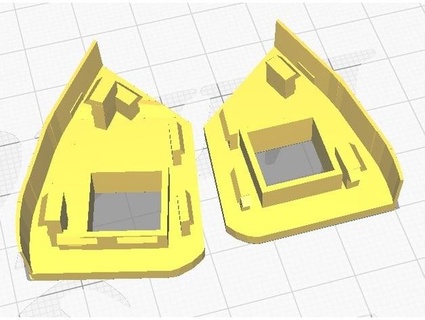 camry Aurion Handschuhfach verriegeln Clips 06 11 xv40 subtrahieren 3d print model - Mito3D