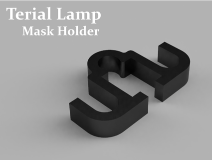 mask holder ikea tertial lamps tristan16 3d print model - Mito3D