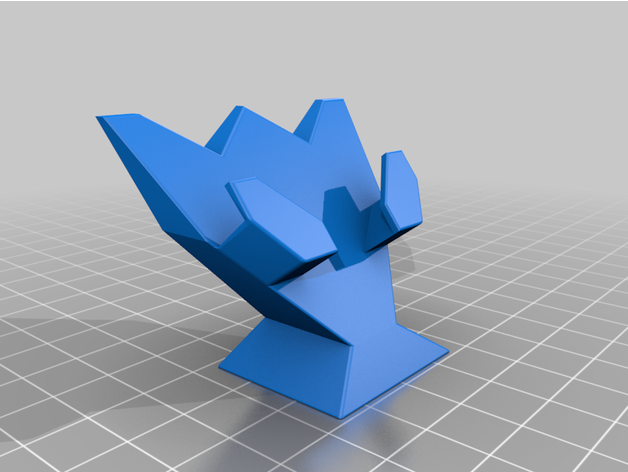 Batarang Gerechtigkeit Liga Anzeige Base hephaestus3d 3D print model - Mito3D