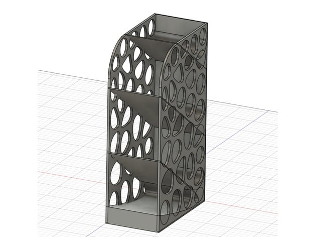 penholder voronoi saipanda8801 3D print model - Mito3D