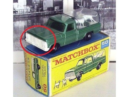 lesney matchbox 6d ford pickup 50c kennel truck & rolamatic 57 replacement grille deinhardt 3d print model - Mito3D