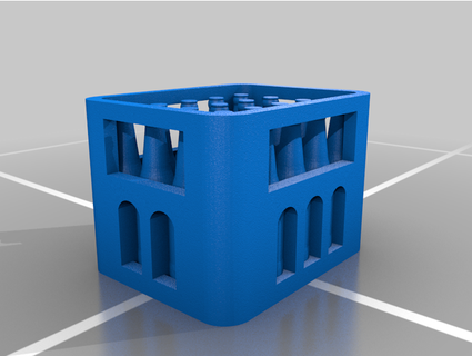 tt botella caja vicio 3d print model - Mito3D