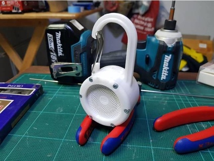 carabiner case xiaomi mi compact bluetooth speaker 2 gcomdatall 3d print model - Mito3D
