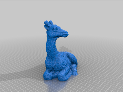 recumbent giraffe pmoews 3d print model - Mito3D