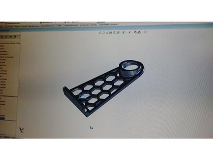 mur monter bobine titulaire soutien brandonmbowman 3d print model - Mito3D