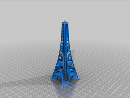 Eiffel tour christophe190382 3d print model - Mito3D