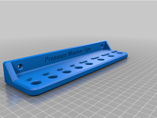 pressure washer tip x8 tray karlg100 3D print model - Mito3D