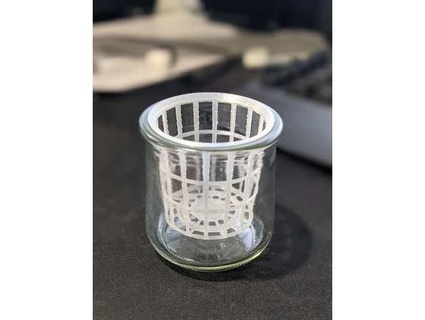 oui yogurt jar hydroponic net fdm printers nohtype 3d print model - Mito3D