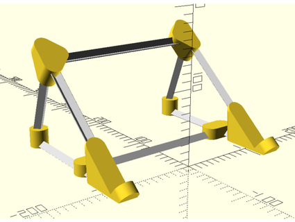 Laptop Stand dede67 3d print model - Mito3D