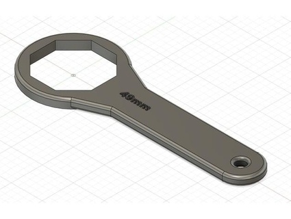 Schlüssel 49mm Suspension Gabel geribuch 3d print model - Mito3D
