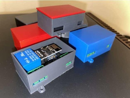 esp-01 relay module case lamar21 3d print model - Mito3D